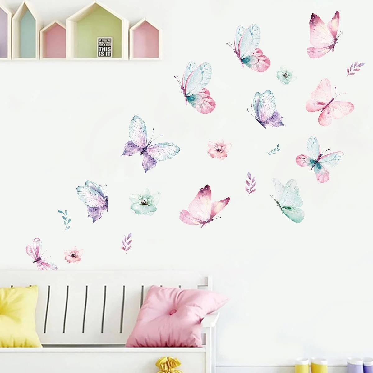 Décoration Murale - ButterfliesSticker™ - Vert - Shop Paraiso Bébe