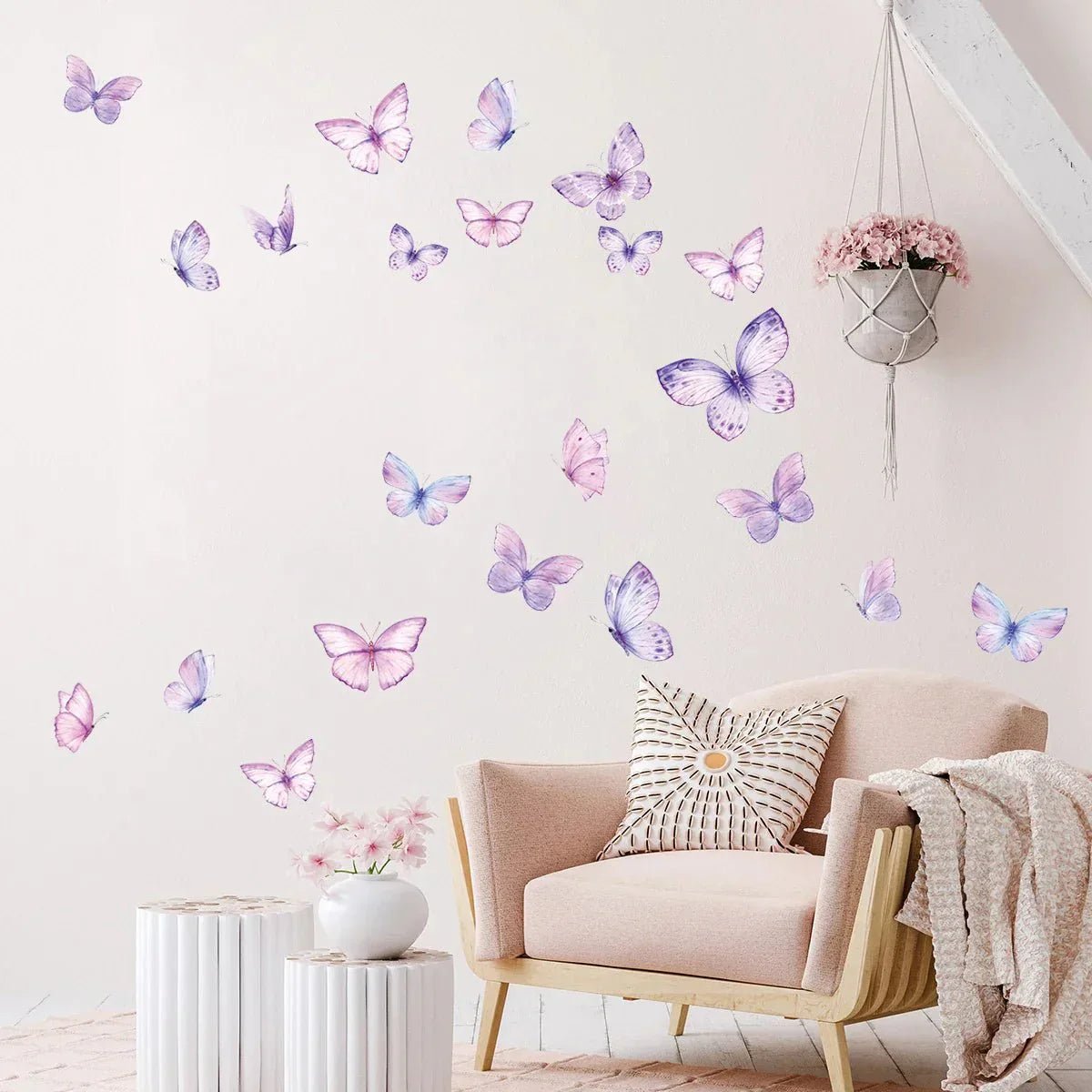 Décoration Murale - ButterfliesSticker™ - Violet - Shop Paraiso Bébe