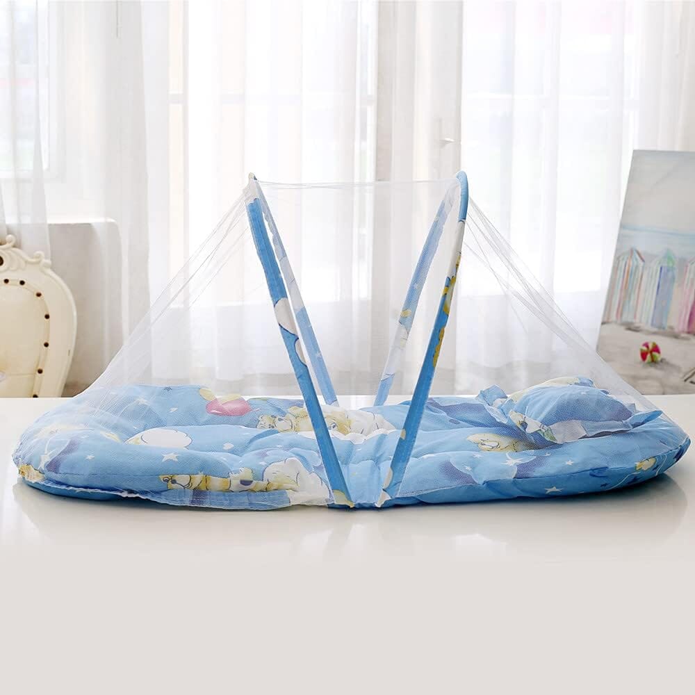 Moustiquaire Lit Bébé - SleepNest™ - Bleu - Shop Paraiso Bébe