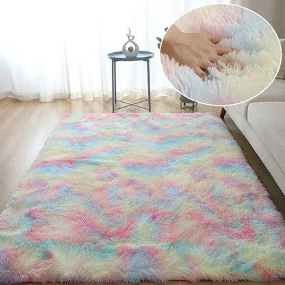 Tapis en Fourrure - HairyRugs™ - Arc - en - ciel - Shop Paraiso Bébe
