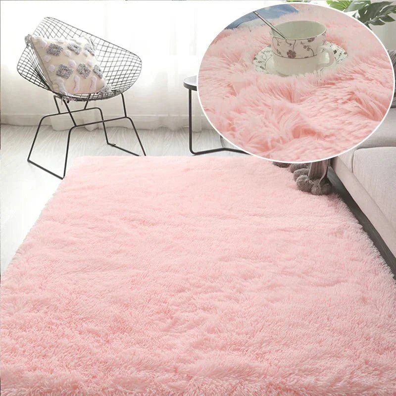Tapis en Fourrure - HairyRugs™ - Rose - Shop Paraiso Bébe